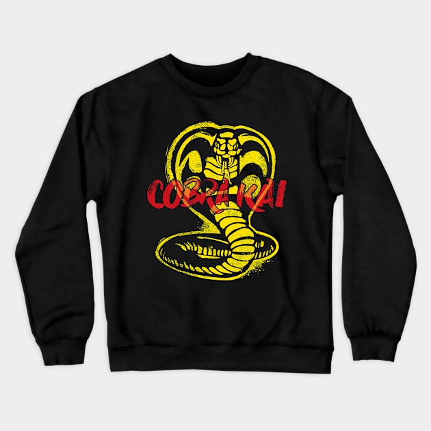 Karate Cobra Crewneck Sweatshirt by Andriu